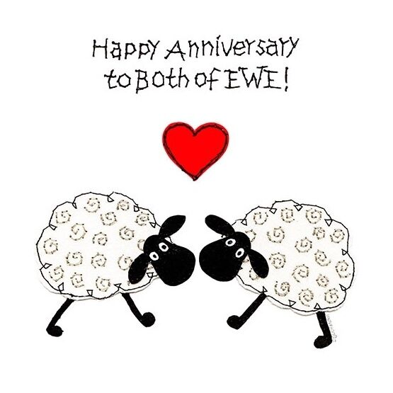 Anniversary to Both of Ewe