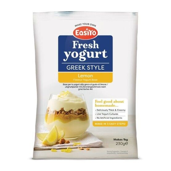 EasiYo - Greek Style Yoghurt Mix - Lemon