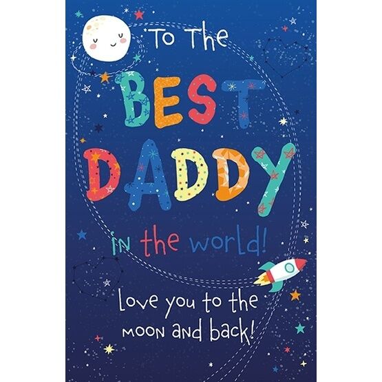 Best Daddy Rocket And Moon