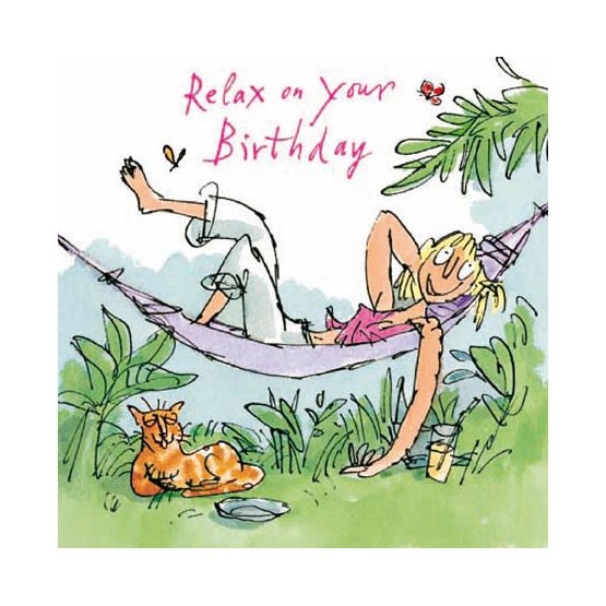 Birthday Lady In Hammock
