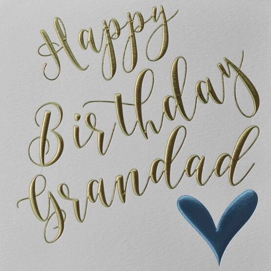 Grandad Birthday Heart