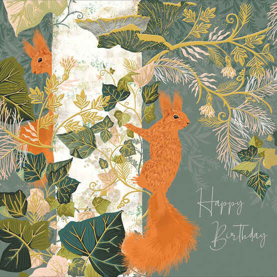 Happy Birthday Red Squirrel