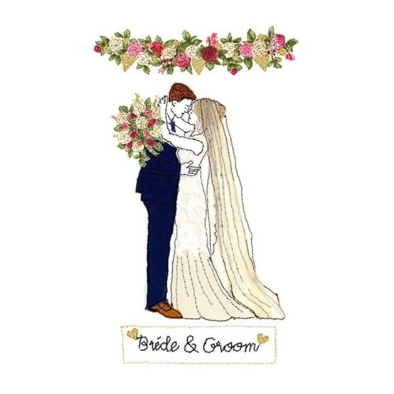 Mr And Mrs Wedding Card