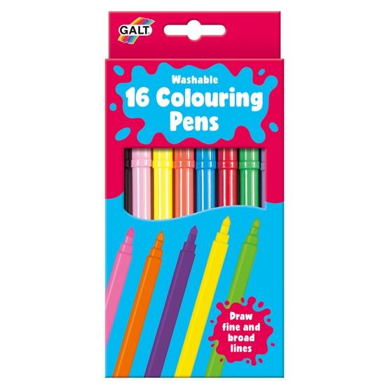 GALT - Colouring Pens Washable x 16