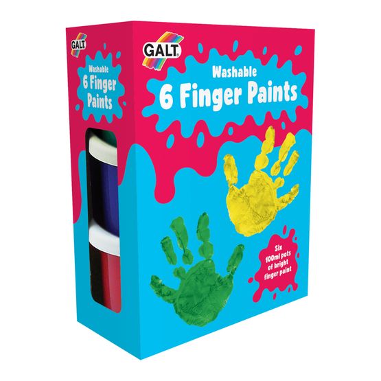 GALT - Washable Finger Paints x 6