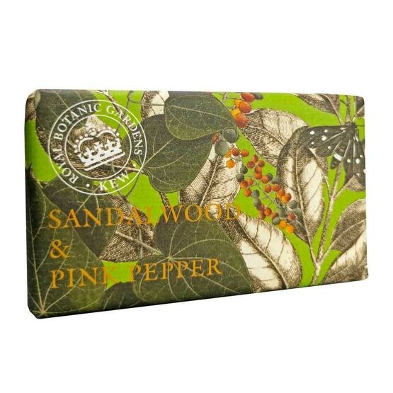 English Soap Company - Kew Gardens - Sandalwood & Pink Pepper Luxury Shea Butter Soap