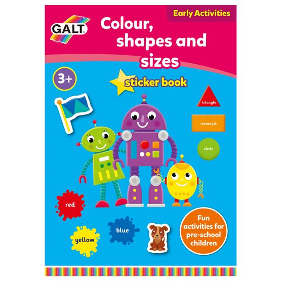 GALT - Colour Shapes and Sizes Sticker Book
