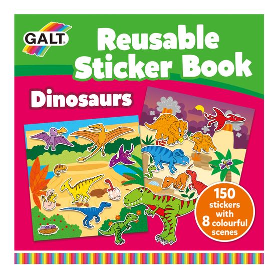 GALT - Reusable Sticker Book Dinosaurs