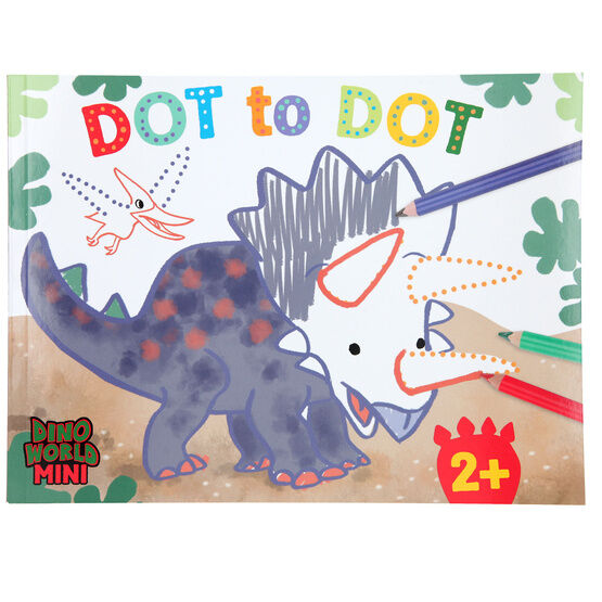 Dino World - Dot-to-Dot Colouring Book - 0412010
