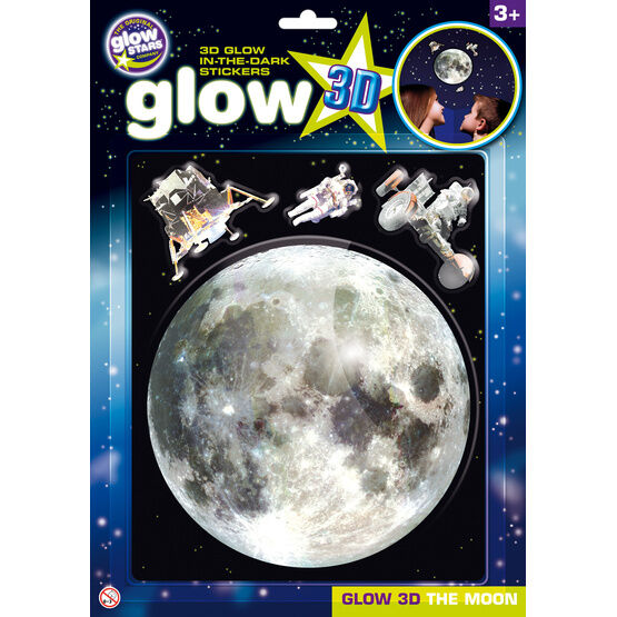 Glow 3D The Moon