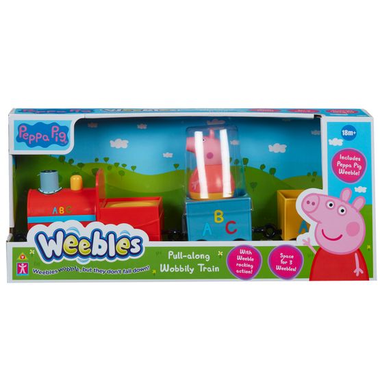 Peppa Pig - Weebles - Pull-Along Wobbily Train - 07482