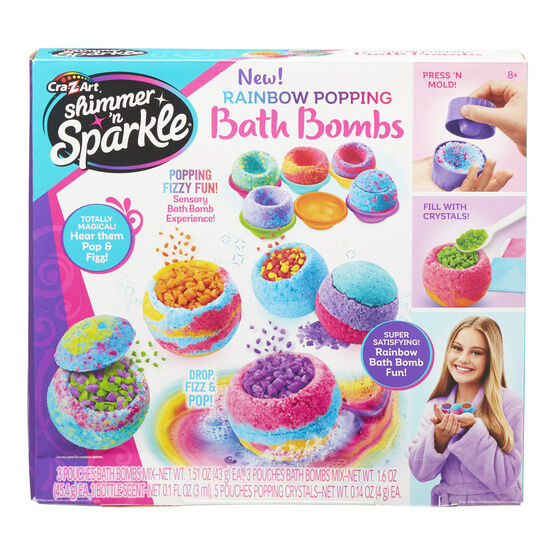 Shimmer 'n Sparkle - Rainbow Popping Bath Bomb