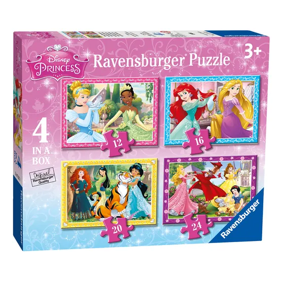 Ravensburger - Disney Princess Caring 4 in a Box Jigsaw Puzzles
