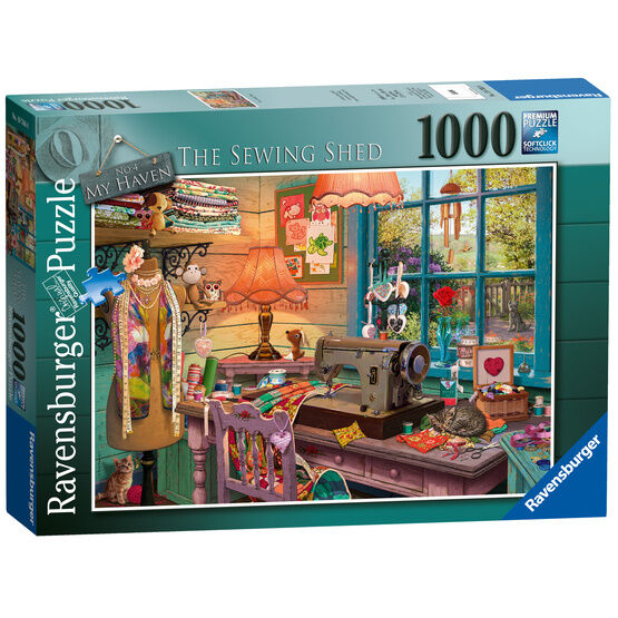 Ravensburger - My Haven No.4, The Sewing Shed 1000pc - 19766