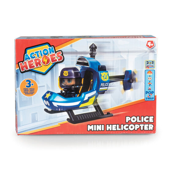 Action Heroes - Police Mini Helicopter - ACN08000