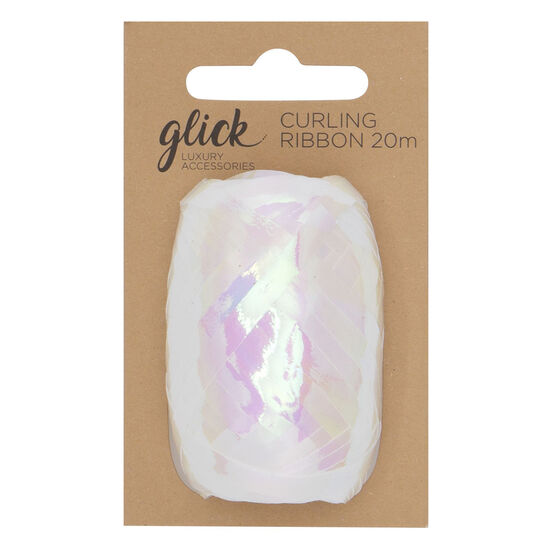 Glick - Curling Ribbon - Irridescent White