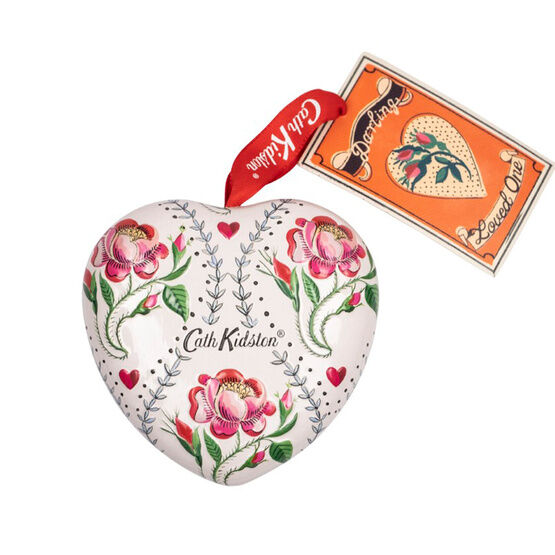 Cath Kidston - Keep Kind Heart Soap in Embossed Heart Tin 100g