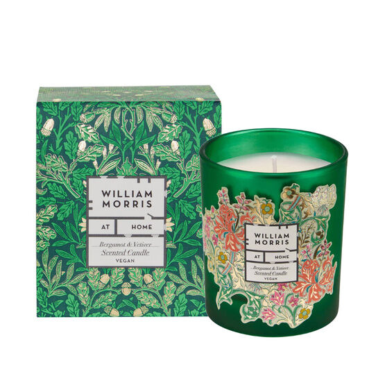 William Morris at Home - Friendly Welcome Bergamot & Vetiver Scented Candle 180g