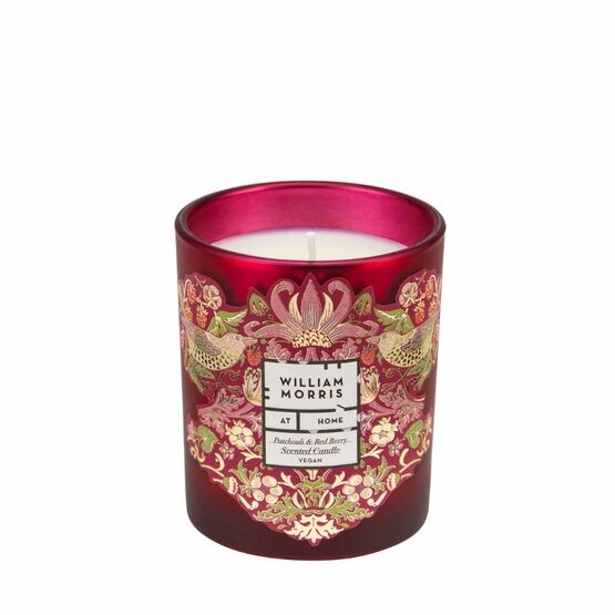 William Morris at Home - Friendly Welcome Patchouli & Red Berry Scented Candle 180g